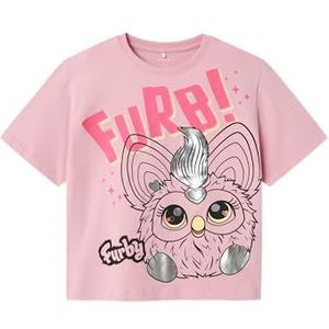 NAME IT Meisjes Nkfmolda Furby SS Nreg Top Box Bfu, Cameo pink., 116