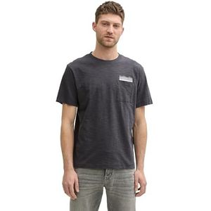 TOM TAILOR T-shirt voor heren, 10899 - Tarmac Grey, XXL