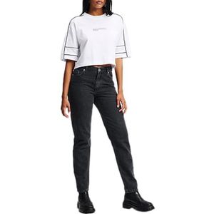 Karl Lagerfeld Jeans, Dames, Mom Denim, Mom Fit, Zwart, 2732