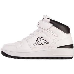 Kappa Unisex kinderen Stylecode: 261097k Coda Mid K Kids Sneakers, wit zwart, 26 EU