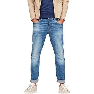 G-Star Raw 3301 Straight Jeans heren,blauw (Autauthentiek Faded Blue B631-a817).,28W / 30L