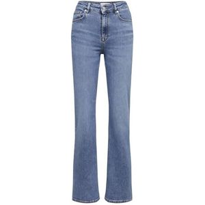 SELECTED FEMME Dames High Waist Jeans Mid-Wash, blauw (medium blue denim), 26W x 32L