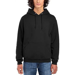 Jerzees Heren NuBlend fleece hoodies & sweatshirts, katoenmix, maten S-3X, Hoodie - Zwart, XXL
