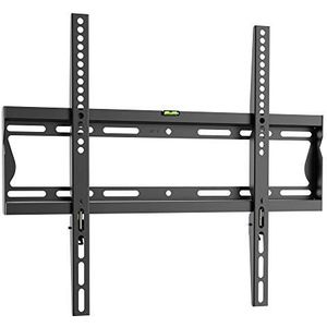 RICOO TV Wall Holder TV Flach Ultra Slim voor 32-55 inch, universele tv-houder F2044, televisiehouder voor muur, muurbeugel tv 55 inch+ tot 35 kg met max. Vesa 400x400 mm