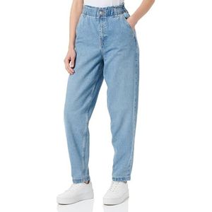 TOM TAILOR Denim Barrel Fit Jeans voor dames, 10119 - Used Mid Stone Blue Denim, XS