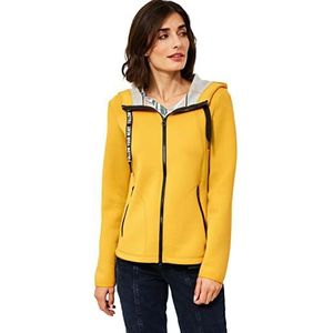 CECIL Dames B253496 Sweatjack, Curry Yellow, XL, Curry Yellow, XL