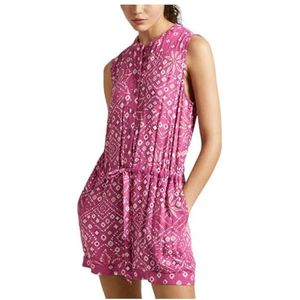 Pepe Jeans - Dalma - Jumpsuit - Roze - Elastische Taille