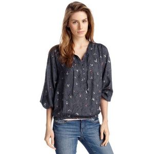 edc by Esprit Damesblouse met 3/4 mouwen, Grijs - 238-tr-a1, XS