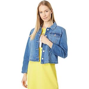 Tommy Hilfiger Stretch denim jas voor dames, Chesapeake Wassen, XL