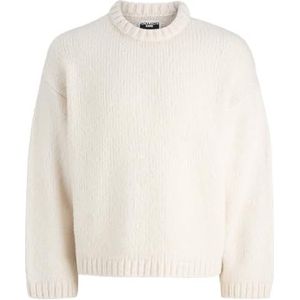JACK & JONES Jcokidd Knit Crew Neck, sea salt, XS