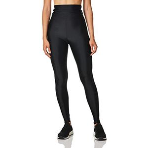 American Apparel Nylon Tricot Legging met hoge taille voor dames, Zwart, S