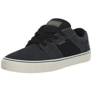 Etnies Barge LS skateschoen voor heren, donkergrijs/zwart/goud, maat 36 UK, Donkergrijs Zwart Goud, 39 EU