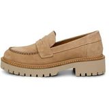 Marc O'Polo - Instappers - Lichtbruin - Leer - Suède
