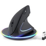 Ergo - Draadloze Ergonomische Muis - Zwart - 3 DPI-niveaus