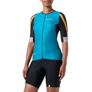 NALINI 03263201100C000.10 Veloce Lady Dames T-Shirt Torquoise/Zwart M, Torquoise/Black, M