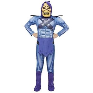He-Man Skeletor Costume with EVA Chest, Jumpsuit, Belt, Bootcovers & Mask, (L)