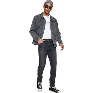 Trendyol Man normale taille skinny fit skinny jeans, zwart-1003,31, Zwart-1003, 48