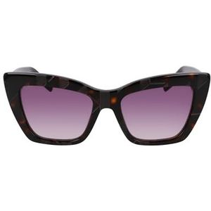 KARL LAGERFELD KL6158S zonnebril voor dames, donker schildpad, eenheidsmaat, Donkere schildpad, one size