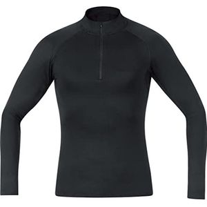 GORE WEAR Ademend ondershirt met opstaande kraag voor heren, multisport, XL, zwart