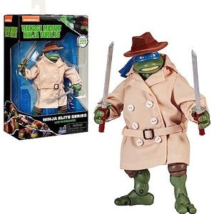 Ninja schildpadden, 15 cm beweegbaar figuur, elite-collectiefiguur, Leonardo, speelgoed voor kinderen vanaf 4 jaar, Giochi Preziosi T00001