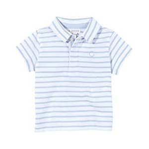 Gocco Poloshirt voor baby's, gestreept. - blauw - 74