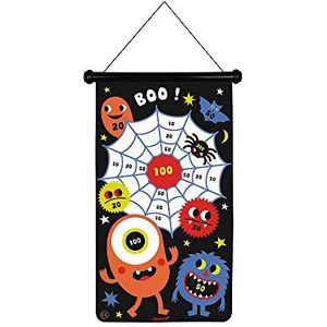Janod - Monsters Theme Magnetic Dart Game - Recto/Verso - Skill Game - Learning Agility and Concentration - 6 Darts - from 4 Years Old, J02076