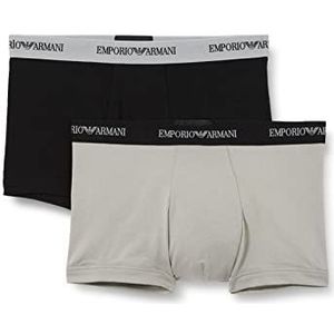 Emporio Armani Retroshorts voor heren, verpakking van 2 stuks, zwart, XXL