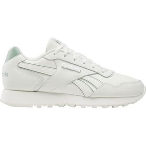 Reebok Dames Glide Sneaker, Chalk/Chalk/Hybrid Green, 37 EU, krijt magnesiumgroen, 37 EU
