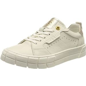 bugatti Dames 432A6R051049 Sneakers, wit/goud, 38 EU