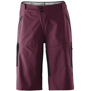 Dames - Fiets-Short - Donkerpaars - 78% Polyamide