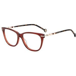 Carolina Herrera Her 0096 bril, Burgundy Havana, 54 voor dames, Bourgondië/Havana, 54
