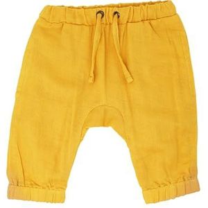 L'ovedbaby Baby Harem Muslin broek (van biologisch katoen), geel, 9-12 Maanden