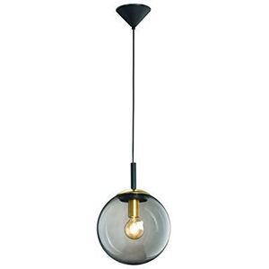 Fischer & Honsel Hanglamp Dini 1x E27 max. 40,0 Watt, zwart, 60430, 25 x 25 x 140 cm (LxBxH)