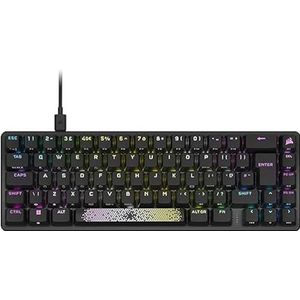 Corsair K65 Pro Mini RGB 65% optisch mechanisch gaming toetsenbord – OPX-schakelaars – PBT dubbele shot keycaps – compatibel met iCUE – AZERTY FR lay-out – zwart