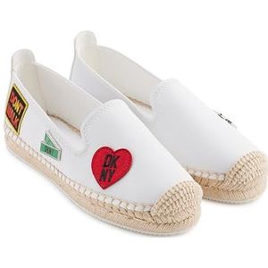 DKNY Dames Mally City Signs-espadrille Platform, Bright White, 36 EU, wit (bright white), 36 EU