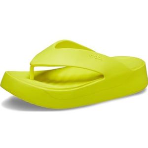 Crocs Getaway Platform Flipflop voor dames, zuurgraad, 34/35 EU