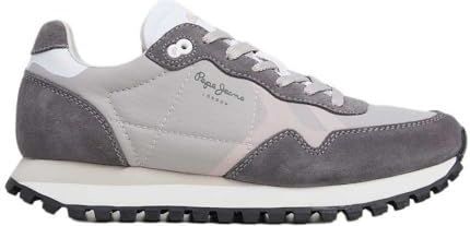 BRIT-ON PRINT - Sneakers - Kleur: Color-Blocking - Materiaal: Leer/Suède