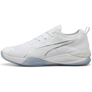 PUMA - Eliminate NITRO - Handbalschoenen - Wit/Zilver
