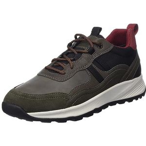 Geox U Terrestre A Sneakers voor heren, Legerzwart, 45 EU