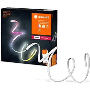 LEDVANCE Smart Outdoor Lightstrip, LED-strip met ZigBee en IP65, 5m lengte, warm wit tot daglicht (2000K-6500K), RGB-kleurverandering, compatibel met Alexa & Philips Hue, SMART+ FLEX, Set van 4