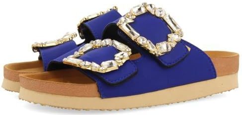 Gioseppo - 72326 - Slippers - Blauw - Anatomische Zachte Microvezel Binnenzool