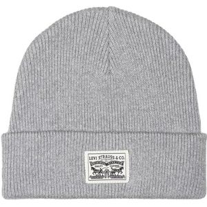 Uniseks - Muts - Grey - 100% Katoen - Logoborduursel