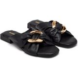 GIOSEPPO Killingly - Sandalen - Zwart - Leer - Hak 1,5 cm