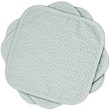 Cam Cam Copenhagen, Baby washandjes, verpakking van 3, 30 x 30 cm, 100% biologisch katoen, GOTS-gecertificeerd, babycadeau, klassiek grijs