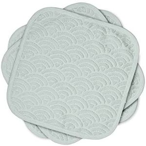 Cam Cam Copenhagen, Baby washandjes, verpakking van 3, 30 x 30 cm, 100% biologisch katoen, GOTS-gecertificeerd, babycadeau, klassiek grijs