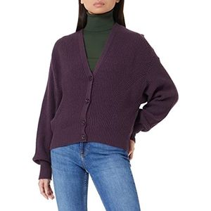 Sisley Womens L/S Cardigan 122HM600O Sweater, Nocturnal Purple 35N, M