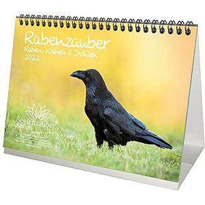 Seelenzauber Raven Magie Raven, Kraaien En Kauwen DIN A5 Bureaukalender Voor 2022