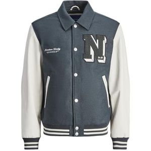 JACK&JONES Jorcarter Varsity Wool Blend Bomber NOOS Collegejack, Forest River, XS, Bos River, XS