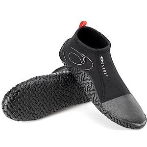 Osprey Reef waterschoenen voor volwassenen, 2 mm, neopreen, waterschoenen, voor watersport en strand, meerdere maten, zwart