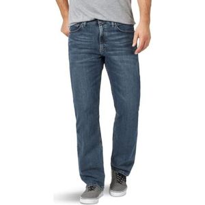 Wrangler Authentics Klassieke jeans met comfortabele taille voor heren, Rook, 44W / 34L